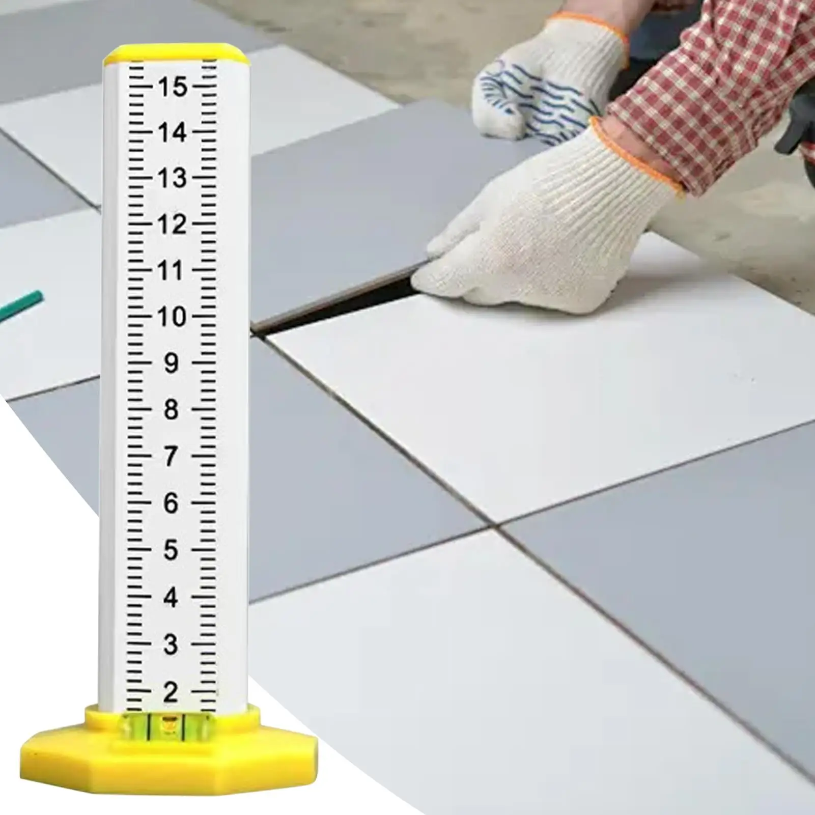 Ceiling Leveling Tool With Magnetic Base High Precision Height Measuring Gauge dual-purpose For Suspended Ceiling Tiles