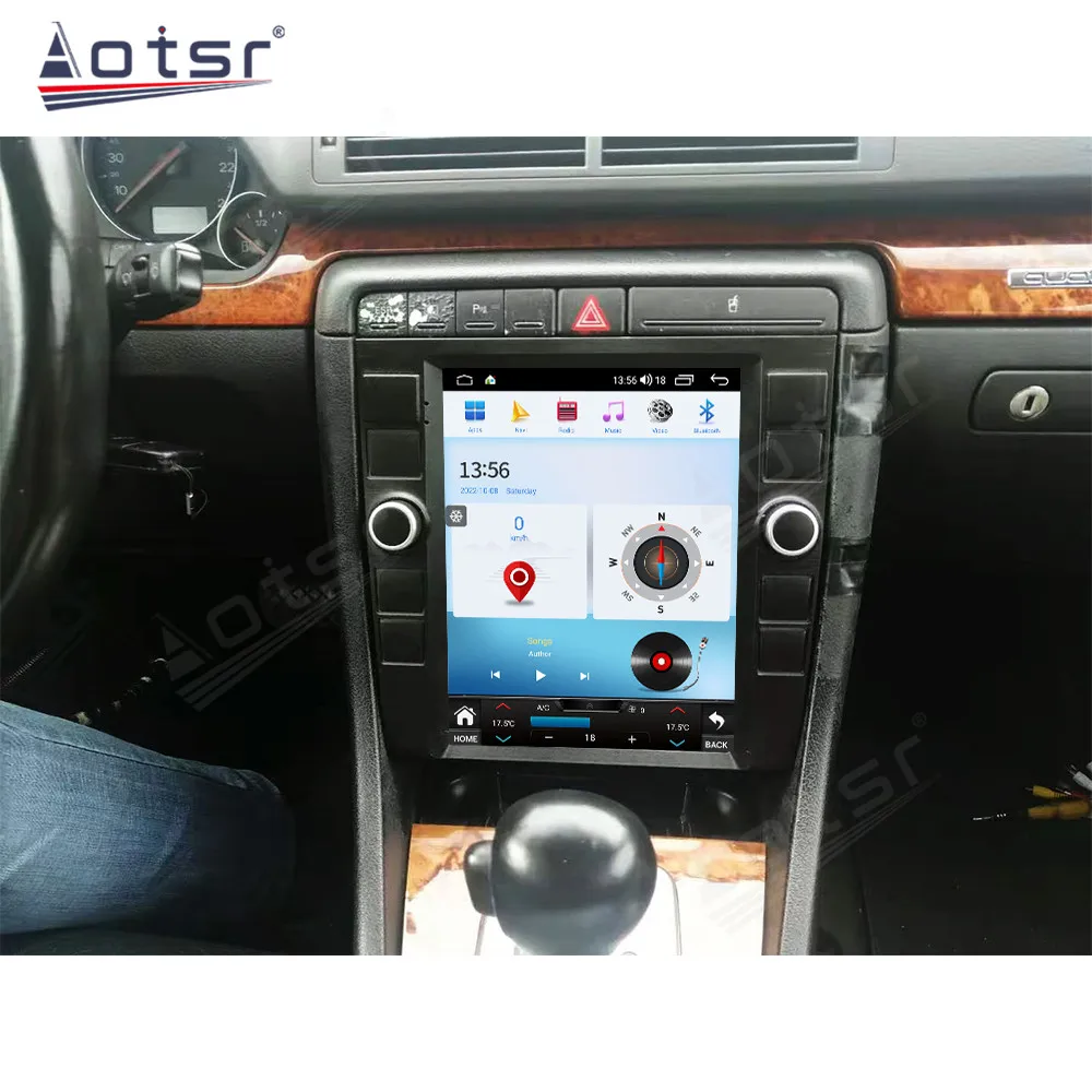 For Audi A4 2002 2003 2004 2005 2006 2007 2008 Android Car Multimedia Player GPS Navi Car Radio WIFI Vertical Screen Head unit