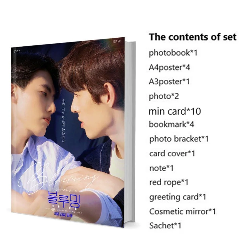 

BL Drama Blueming Kang Eun-Bin Jo Hyeok Jun Photobook Set With Poster Lomo Card Bookmark Picturebook Photo Album Artbook