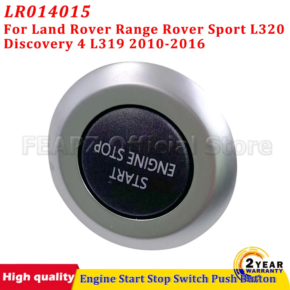 Car Ignition Starter Keyless Start Engine Stop Button For Land Rover Range Rover Sport L320 Discovery 4 L319 2010-2016 LR014015