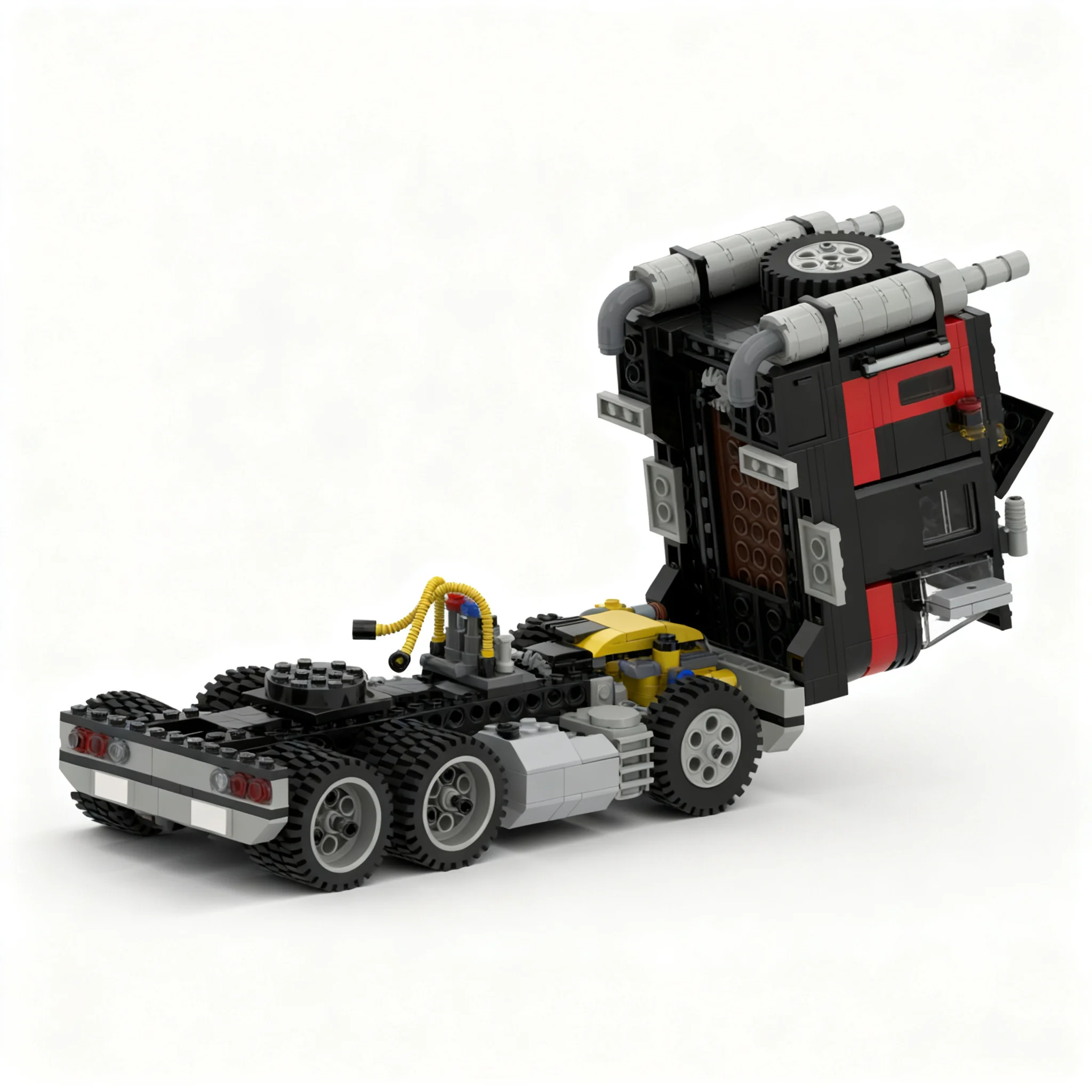 623pcs MOC Whirl Wheel Cabover Model Team Model Building Blocks Toys Architecture Christmas Gift Display Birthday Education DIY