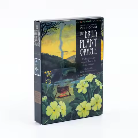 The Druid Plant Oracle 39-Card Deck Magical Flora of The Druid Tradition Beautiful Illustrations Divination Board Game