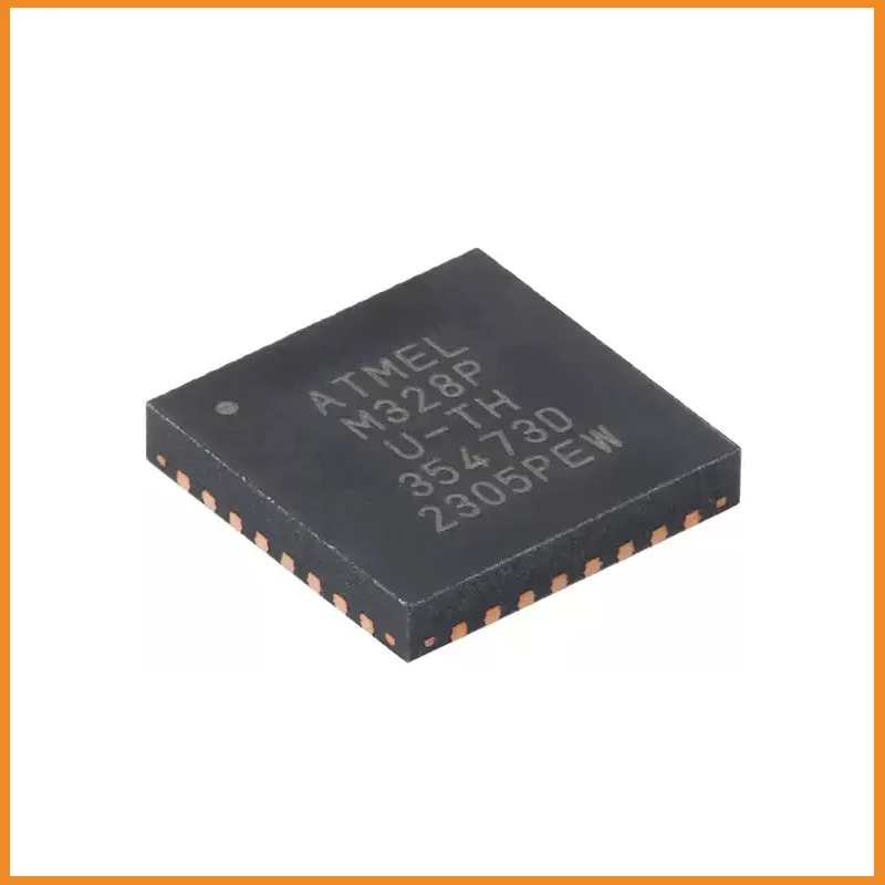 5Pcs/Lot  New Original   ATMEGA328P-MU ATMEGA328  AVR® ATmega Microcontroller IC 8-Bit 20MHz 32KB (16K x 16) FLASH 32-VQFN (5x5)