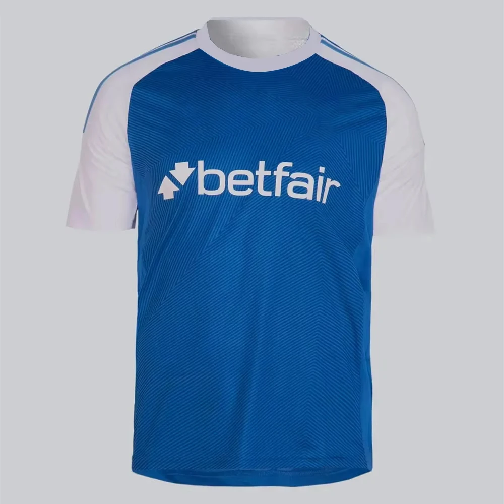 2025 كروزيرو هوم جيرسي! شعار Betfair Blue × GABI '19' منقوش - خطوط بيضاء وزرقاء × تهوية Climacool لملعب الصيف!