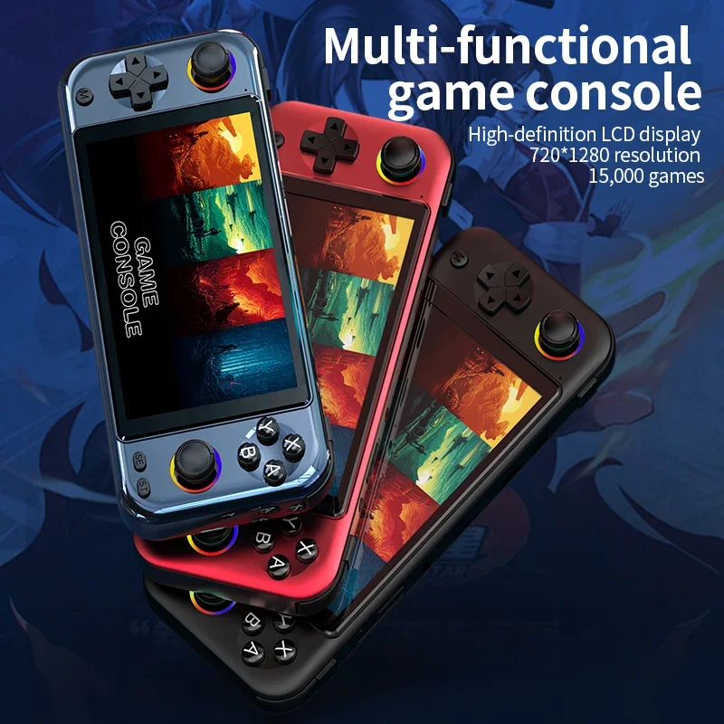 

New R900 multifunctional handheld retro game console, open-source Linux system 5-inch IPS screen portable pocket video player