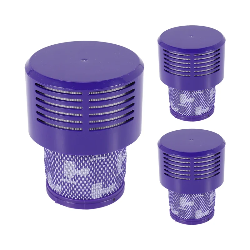 

X10A 3 Pack HEPA Replacement V10 Filters For Dyson V10 SV12, Part No. 969082-01, Washable And Reusable