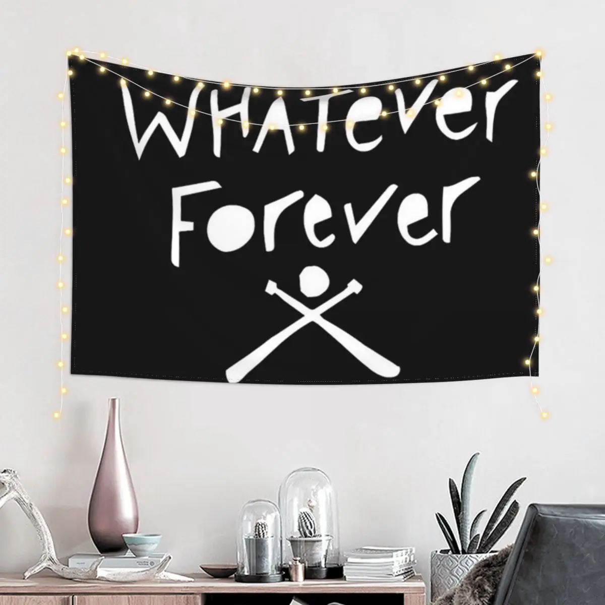 

Whatever Forever Baseball Tapestry Room Decoration Accessories Hanging Wall Decoration Aesthetic Tapestry