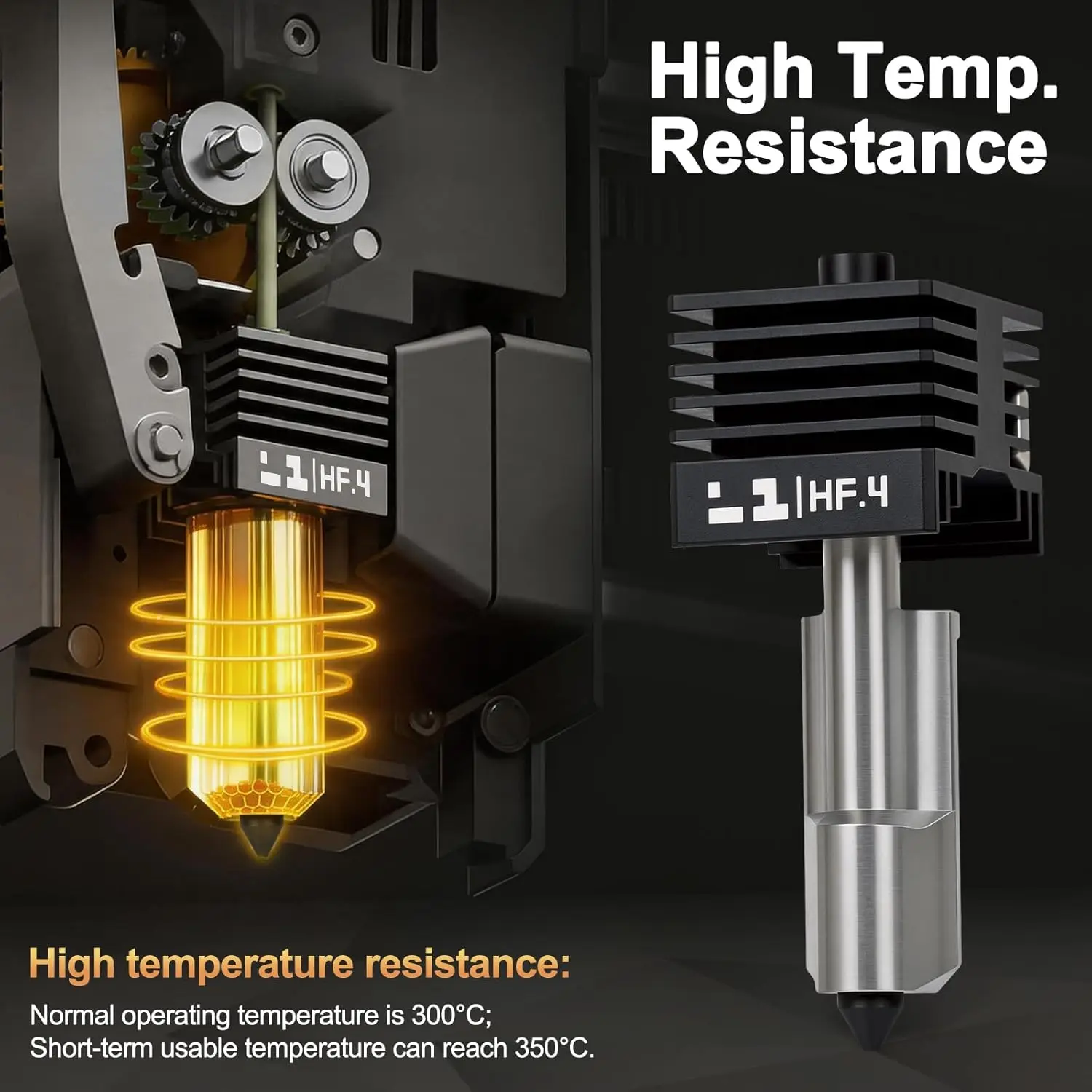 New High Flow Hotend For Bambu Lab A2L X2D P2S H2D H2S A1 MINI A1 Nozzle Upgrade High Hardness 3D Accessories Hotend Kit H2C