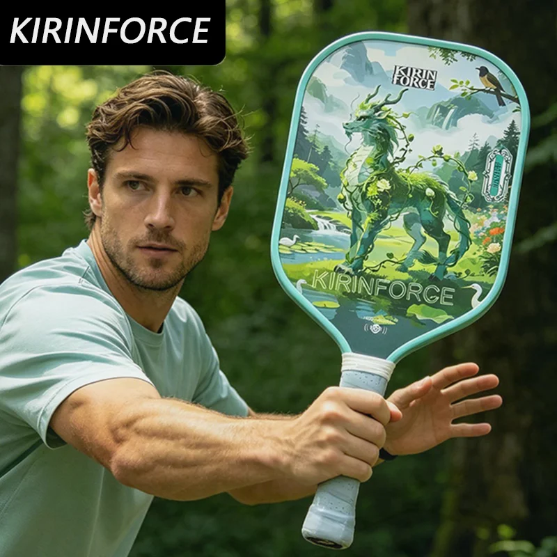 

16MM Kirin Element Pickleball Paddle High Quality T700 PP Honeycomb Core USAPA Approved for Professional Power And Spin