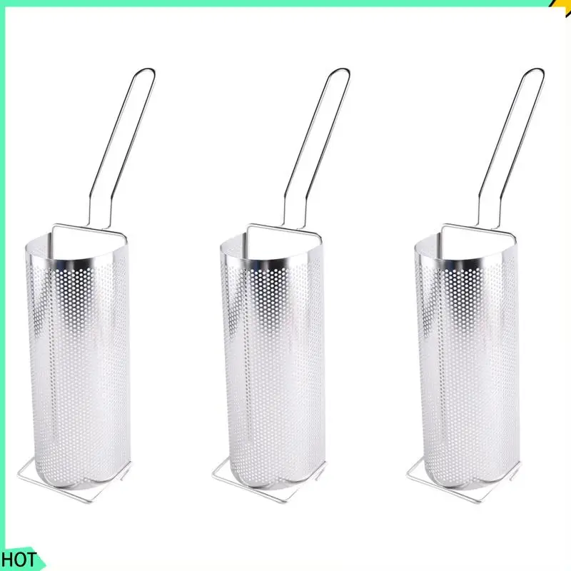

AWAH 3X Stainless Steel Fried Basket Long Fry Potato Chip Container Best For French Fries Potato Chip Squeezers Kitchen Tool