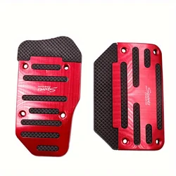 1set Anti-Slip Car Foot Pedal, Manual/Automatic Transmission Pedal Cover, Anti-Skid Pedal Cover For Accelerator & Brake