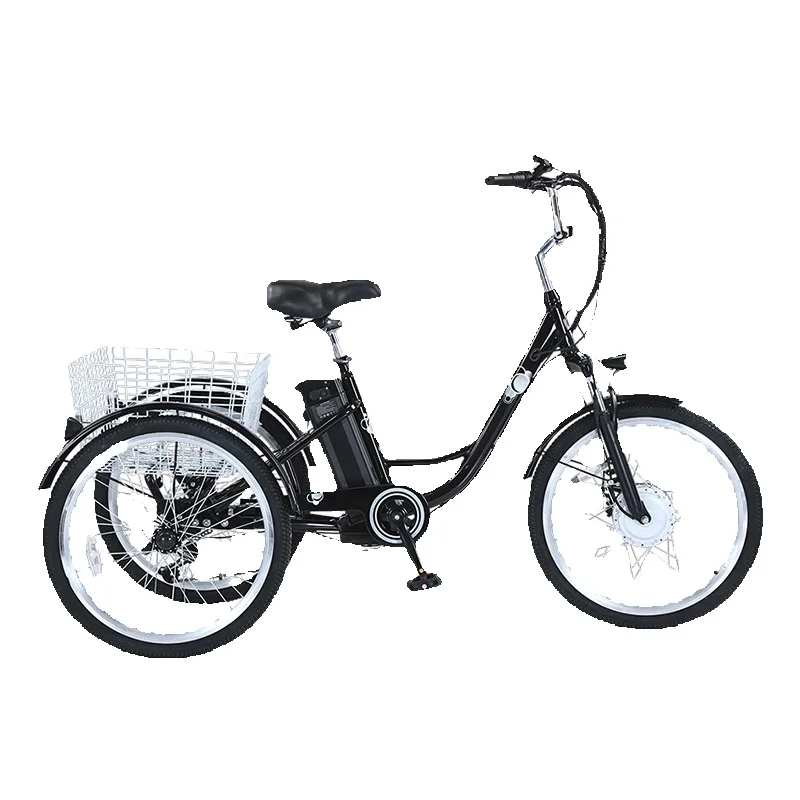 Gogobest GF100 Elektrische Driewieler 36V15Ah Lithium Batterij 250W Borstelloze Motor Vooraan Elektrische Vrachtfiets 7S Versnelling 24" E-bike