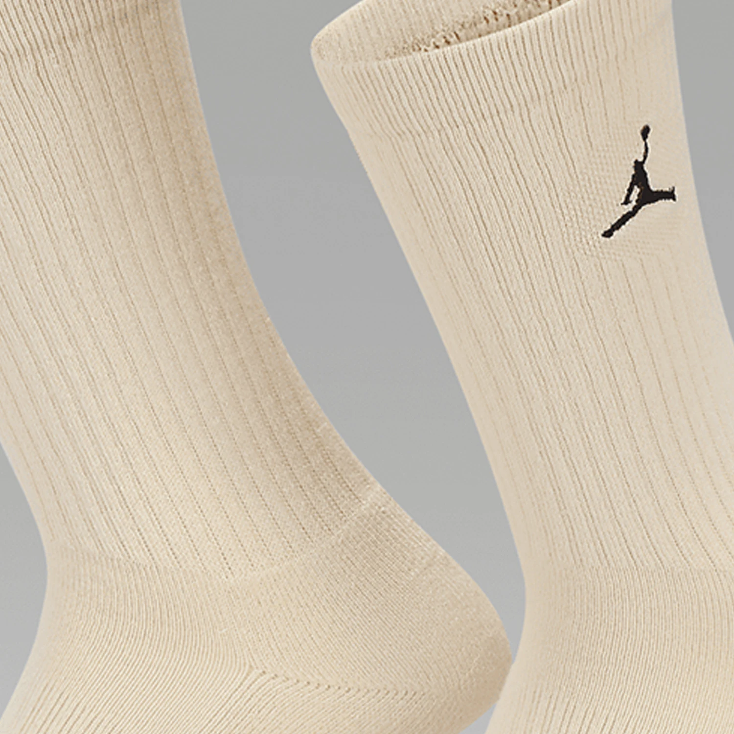 Nike genuine Jordan men's and women's mid tube breathable sports socks three pairs set DX9632-916 view 5