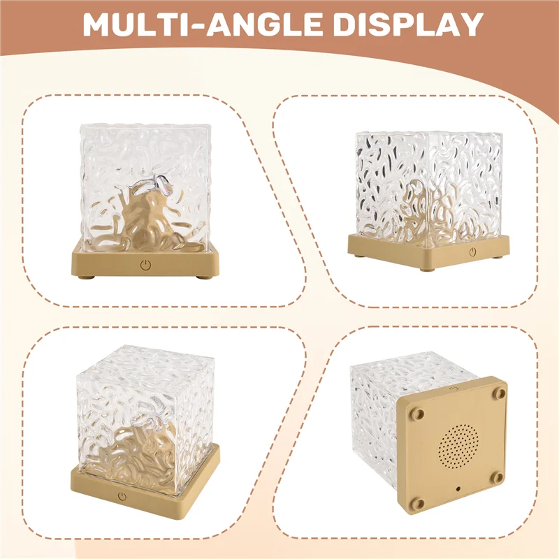 Aurora Northern Lights Lâmpada Ocean Wave Projetor 16 cores Luzes com efeito de onda de água para quarto-C