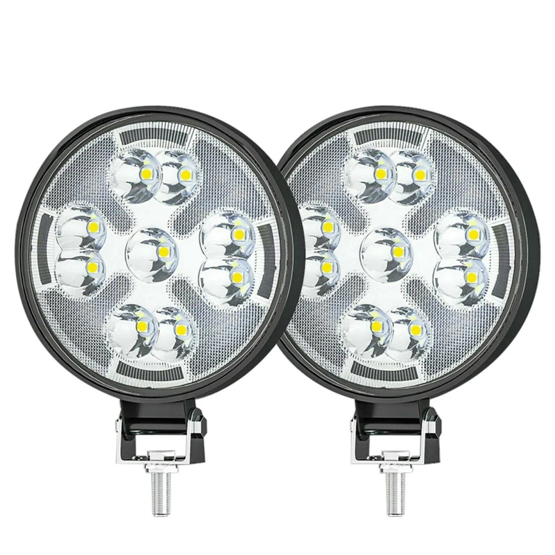 

2X 4Inch LED Work Light Bar 63W 4WD Offroad Spot Pods Fog Truck SUV Driving Lamp