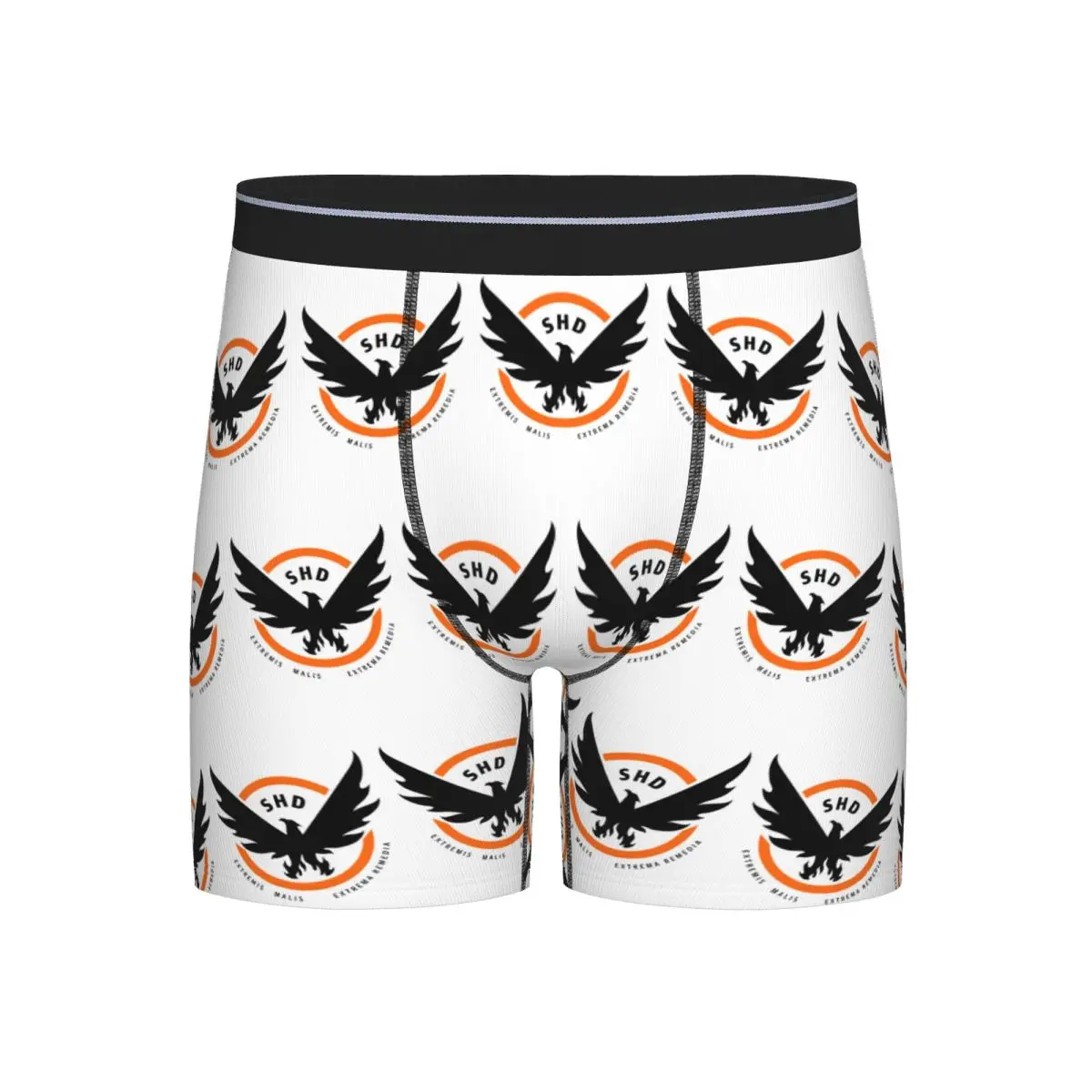 

Long Boxer Underpants Shorts The Division 2 Shd Strategic Homeland Division Panties Men's Breathable Underwear for Homme Man