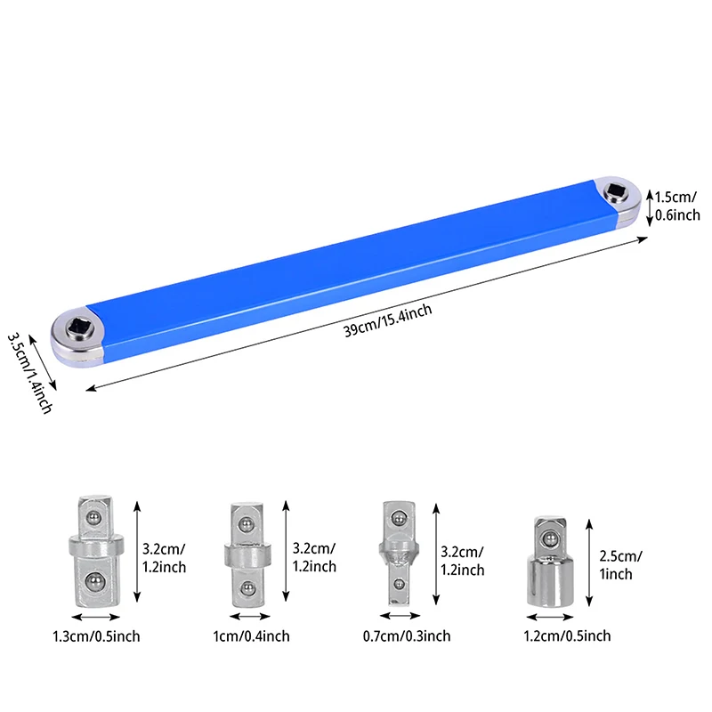 

Hand Tool Socket Adapter Converter Reducer Set 3/8 To 1/2 3/8 1/4 1/2 To 1/2 Impact Drive Ratchet Wrench Socket Adaptor Repair