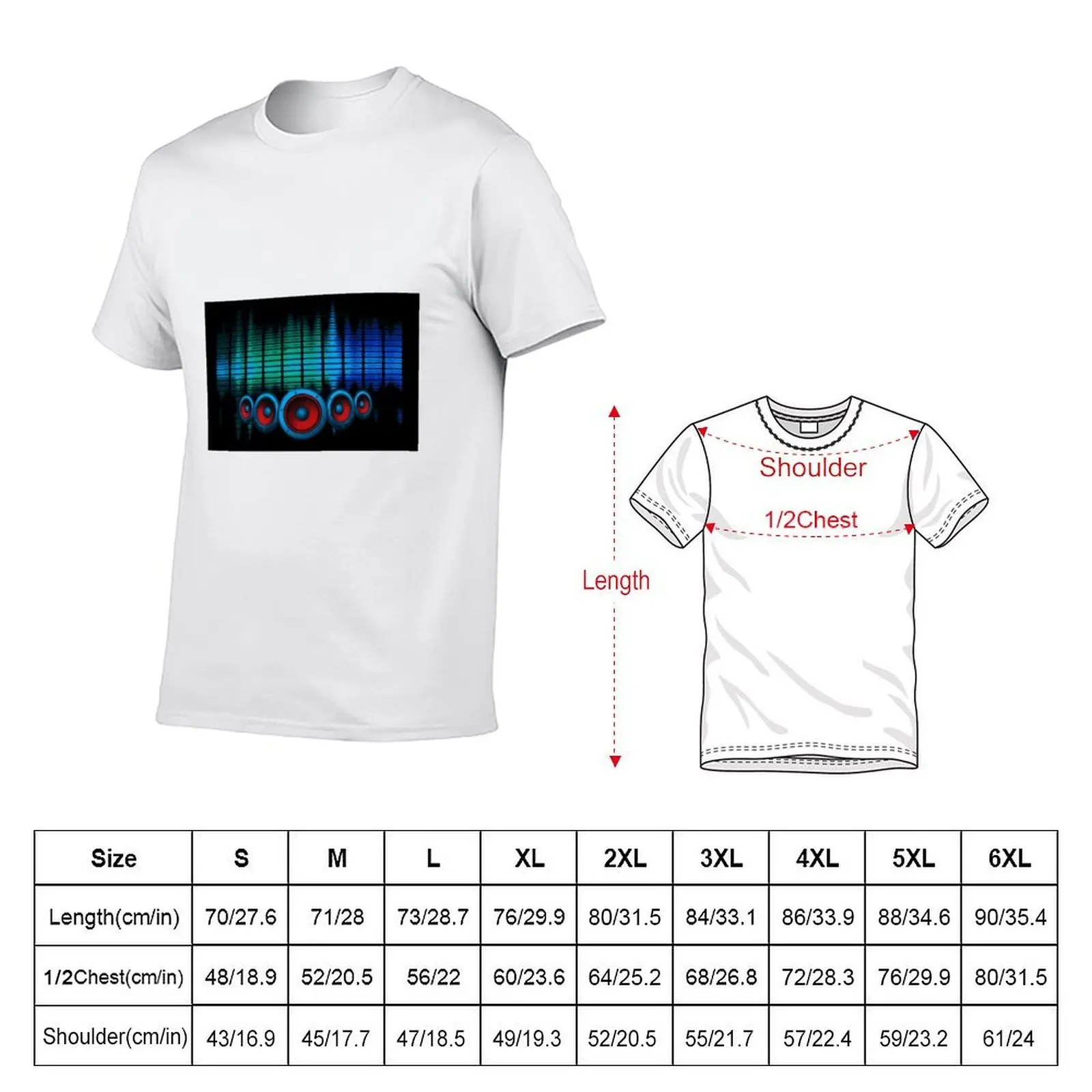 Buy Sound Activated LED T-Shirt man t shirts graphic t shirt men 100% cotton luxury brand t shirt man cotton T-shirt