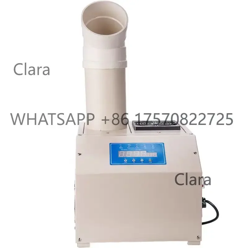 Industrial Electric Ultrasonic Humidifier Fogger Machine Stainless Steel Atomizer Auto Refill 1200W Humidistat Greenhouse/Garage