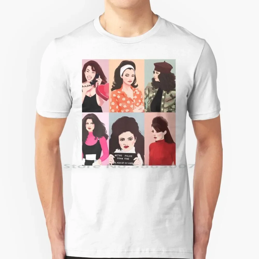 The Nanny T Shirt 100% Cotton Grandma Yetta The Nanny Tv Show Fran Fine Fran Drescher Grandma Yetta Sylvia Fine Cc Babcock Mr