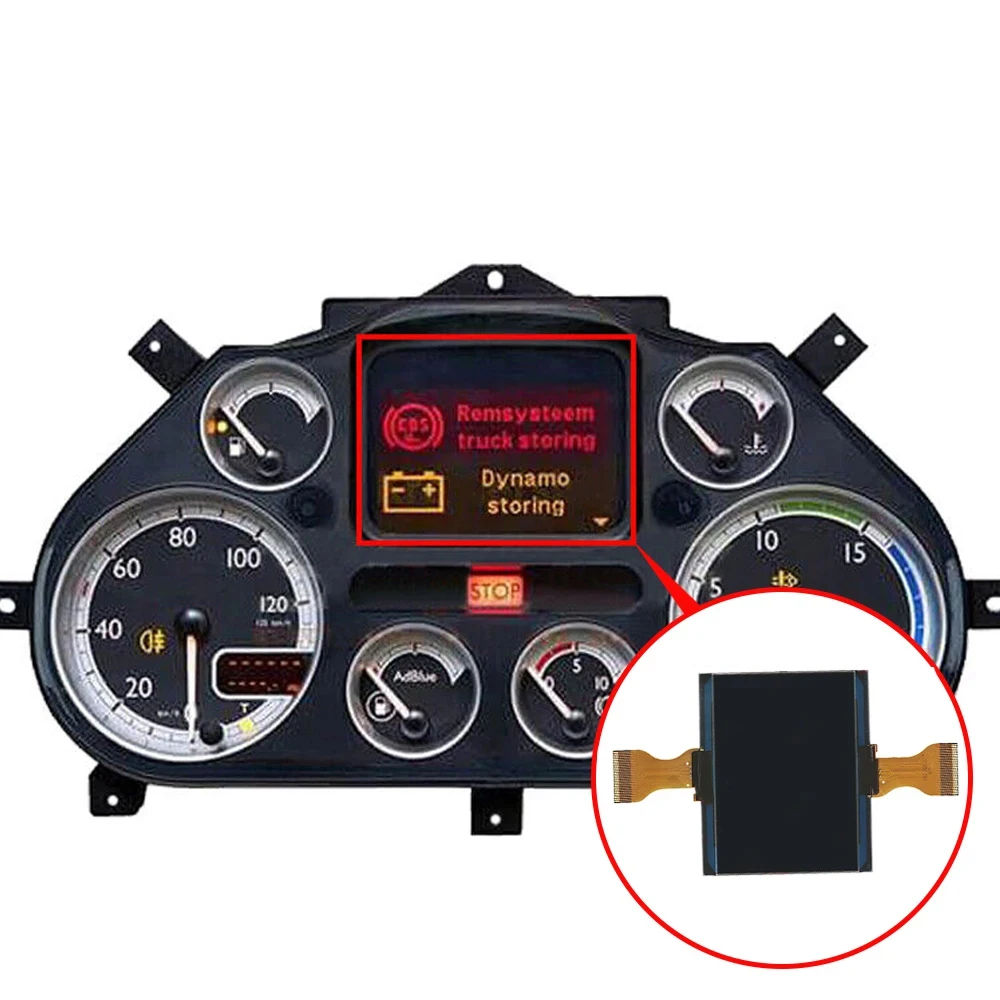 

LCD Screen LCD Display for DAF LF / CF/ XF 45/55/75/85 /95/105 for Temsa MD7 Plus/ Speedometer Instrument Cluster Pixel Repair