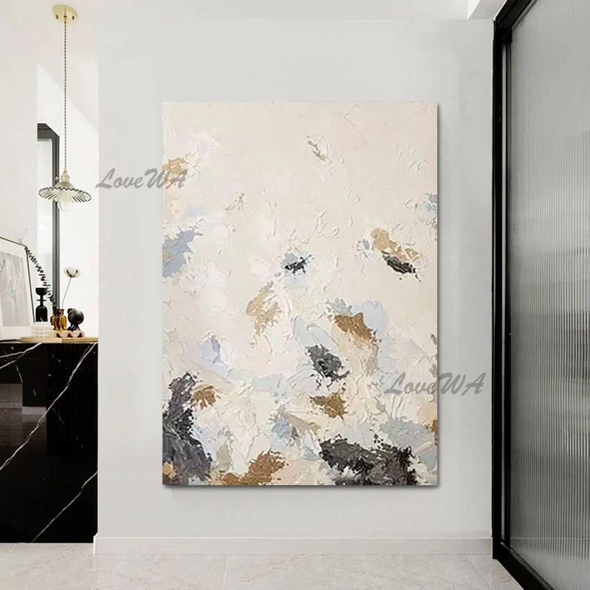 

Latest Arrival Modern Canvas Art Knife Butterfly Artwork Semi Abstract Painting For Kitchen Office Wall Decor Picture Frameless