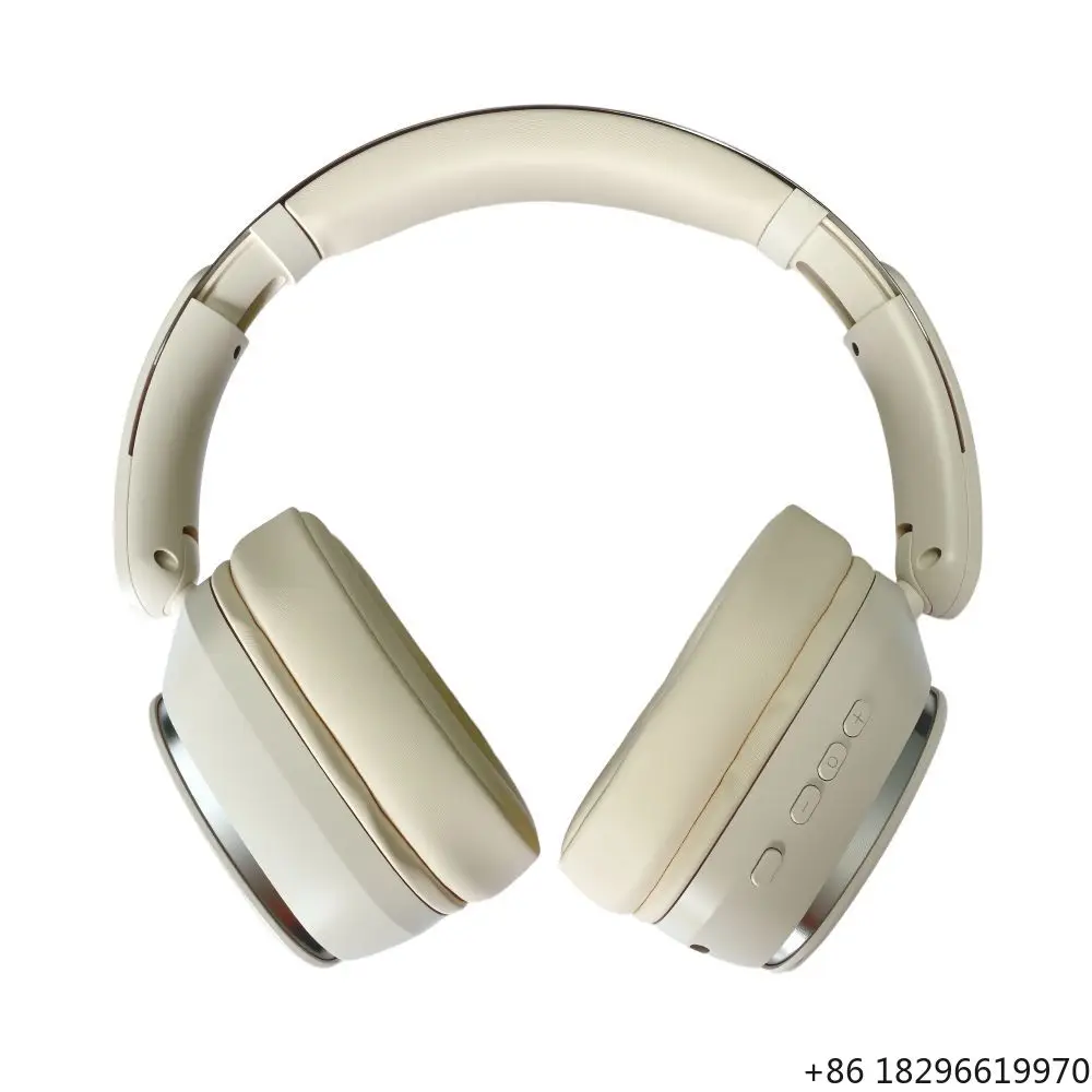 

Oem Manufacturer 4-Mic ANC Noise Cancelling Stereo Over-Ear Headphones Wireless Audifonos Bluetooth Headset With 50h Music Time