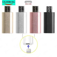 8-Pin Lightning Female To Micro USB Male Adapter Converter For Android Phone For Samsung Galaxy S3 S6/Edge S7/Edge