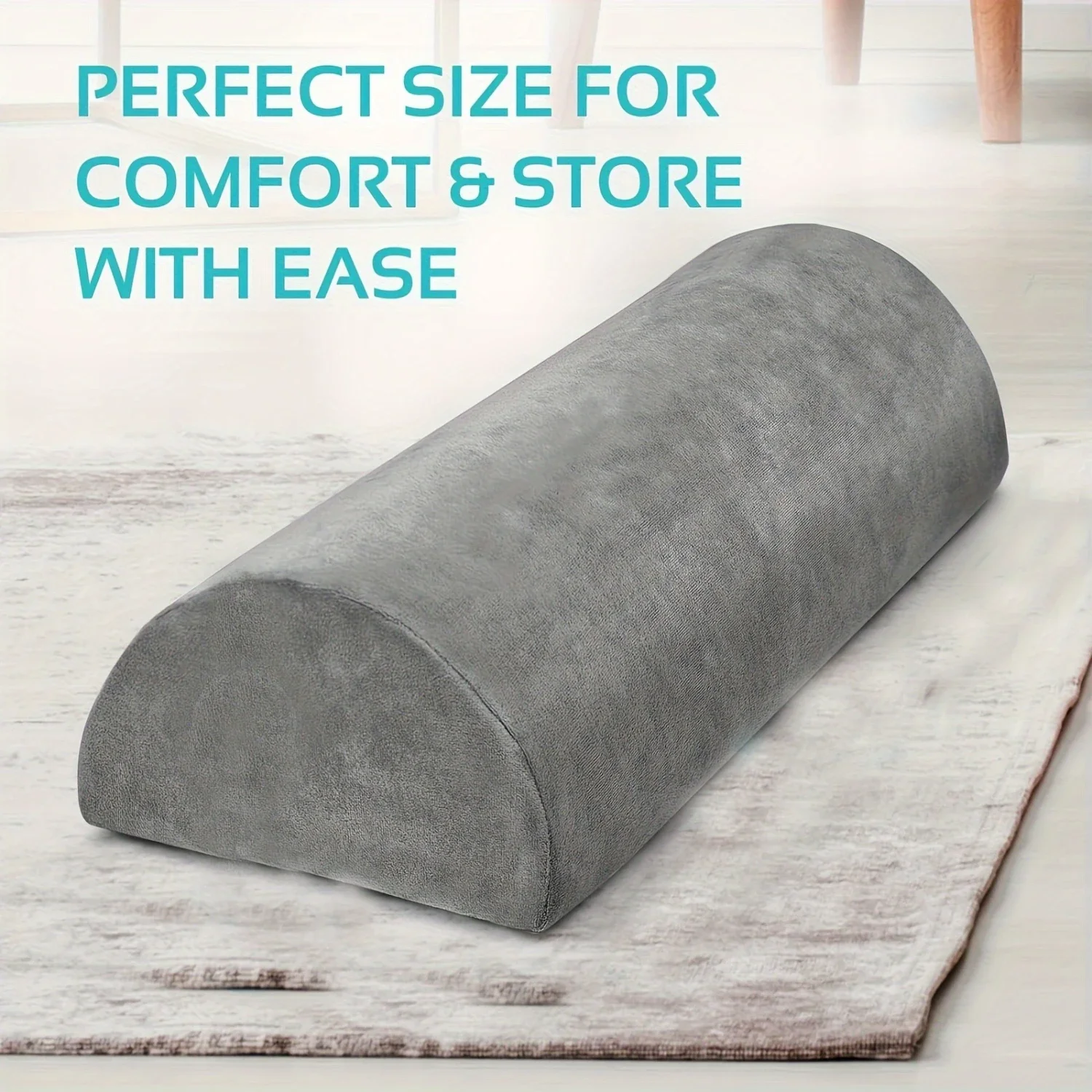 1pc Ergonomic Pillow for Spine & Hip Alignment, Lumbar Support for Legs, Knees, Lower Back, Machine Washable Cover, Removable