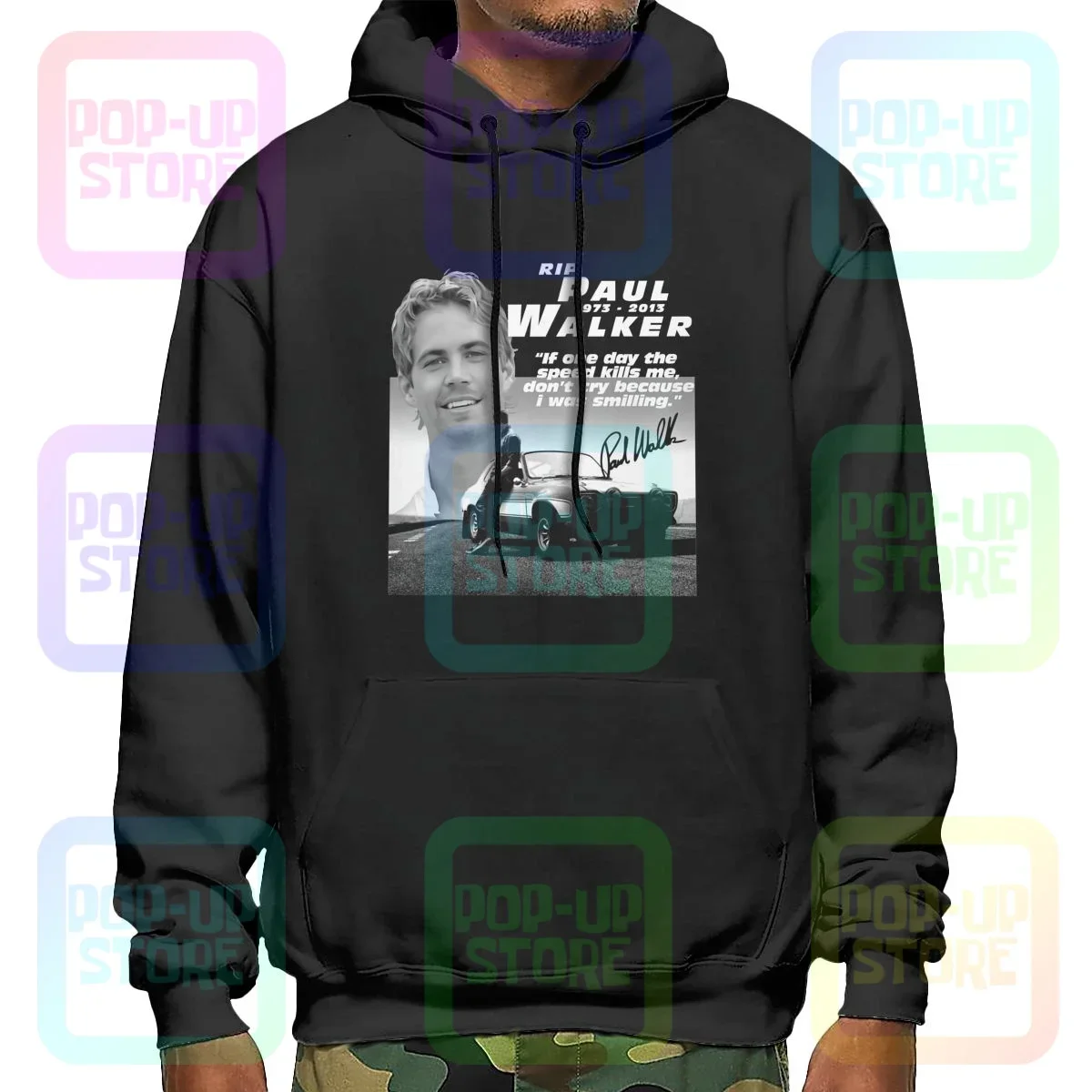 Paul Walker Rip Hoodie Sweatshirts Hoodies Soft Daily All-Match Hot Selling