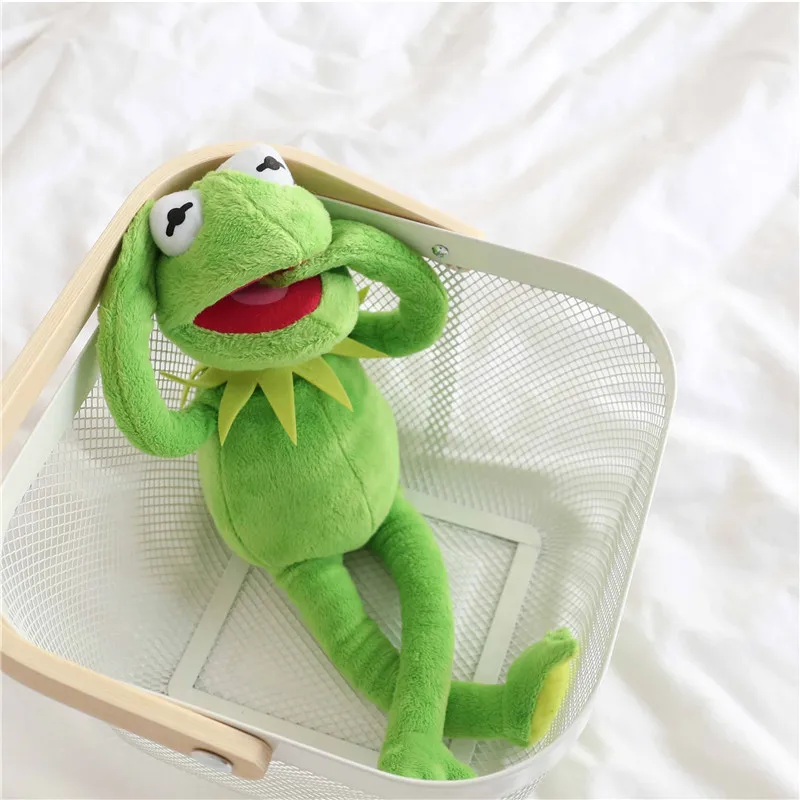 40cm Plüsch Kermit der Frosch Peluches Frösche Puppe die Muppet Show Plüschtiere Geburtstag Weihnachten Plüsch ausgestopfte Puppe für Kinder