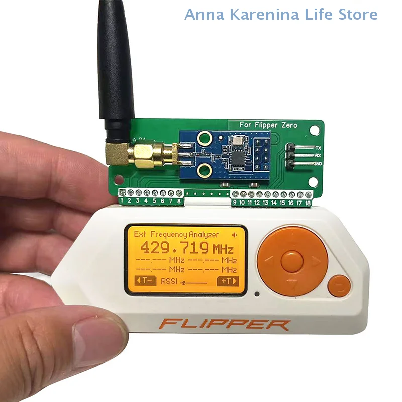 

For Flipper Zero CC1101 Modification Module SubGhz Module 433MHz With SMA Antenna Wireless Transceiver Module