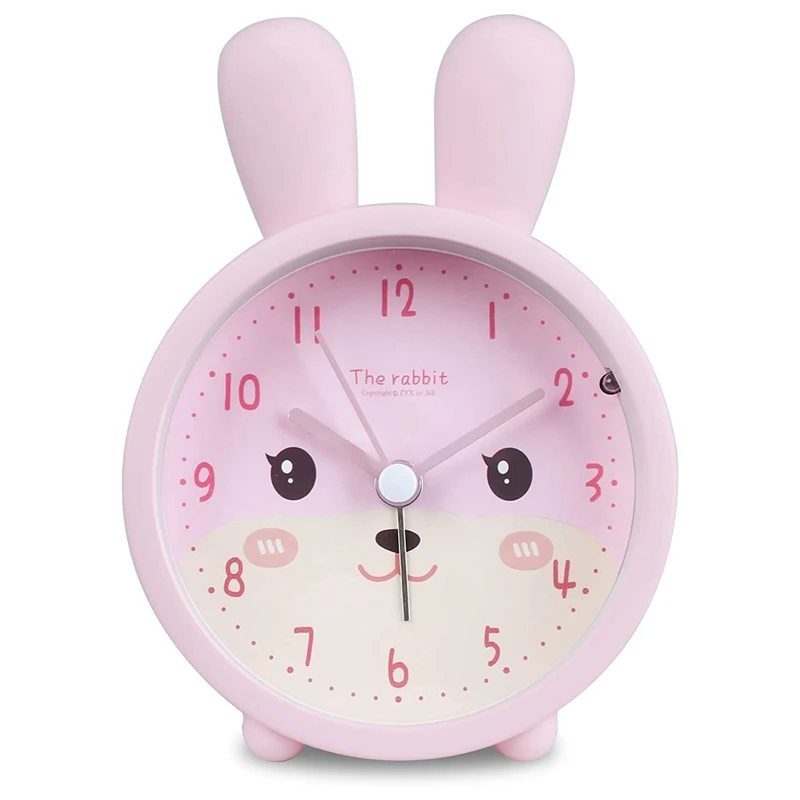 

Children's Alarm Clock For Girls Without Ticking, Children's Alarm Clock Silent Alarm Clock With Light Student