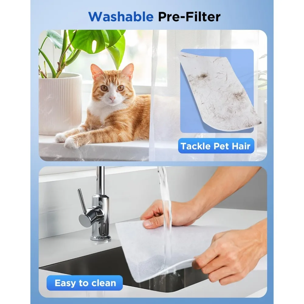 Luftreiniger für große Räume zu Hause bis zu 2200 m2