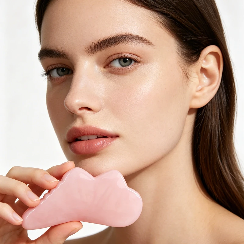 1Pcs Jade Gua Sha Scraping Board Natural Facial Massage Tool Pain Relief Beauty Scrape Plate Muscle Relaxation Therapy