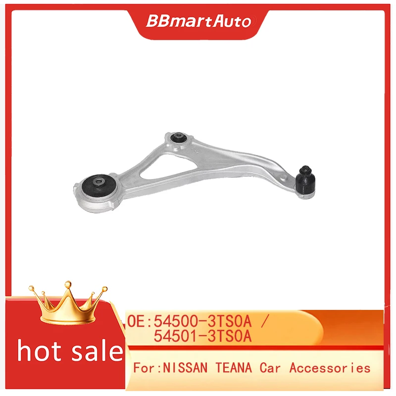 

54500-3TS0A / 54501-3TS0A BBmart Auto Parts Aluminium 1pcs Front Suspension Lower Control Arms For NISSAN TEANA Car Accessories