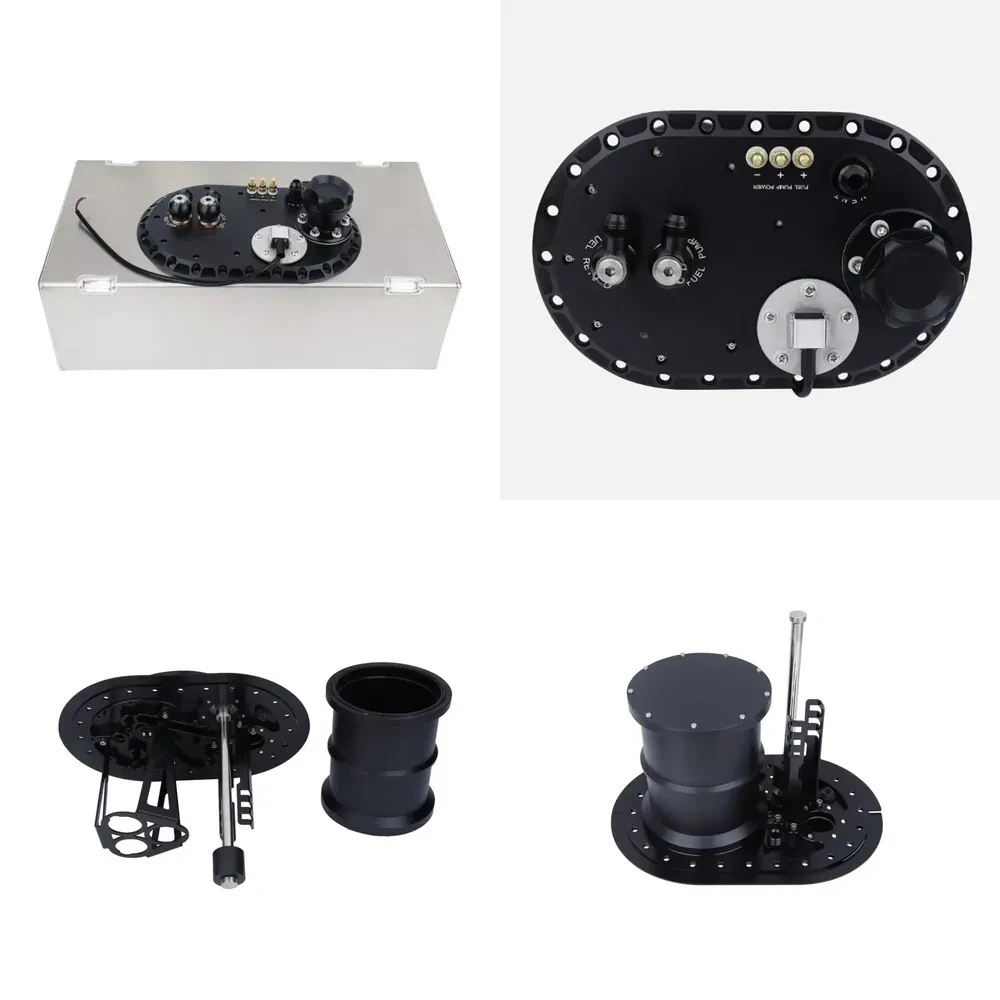 Hot Sale High-quality High-flow 30L Spare Fuel tank for Car Modification, Aluminum Racing Plastic Cover with Sensor.