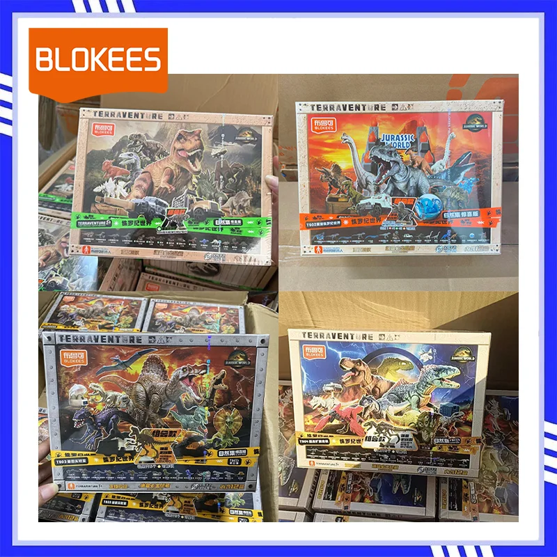 Model Kit Dinosaur - Blokees Jurassic World Terraventure TS 01