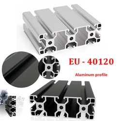 1Pcs EU 40120 T-Slot Anodized Aluminum Profile Extrusion 100-1200mm Length Linear Rail For DIY 3D Printer Workbench CNC