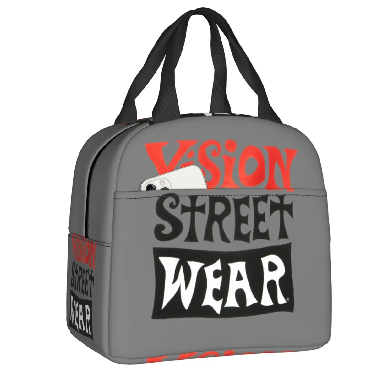 

Термоизолированные сумки для обедов Custom Cool Vision Street Wear: портативные ланч-боксы для кемпинга, путешествий и хранения еды