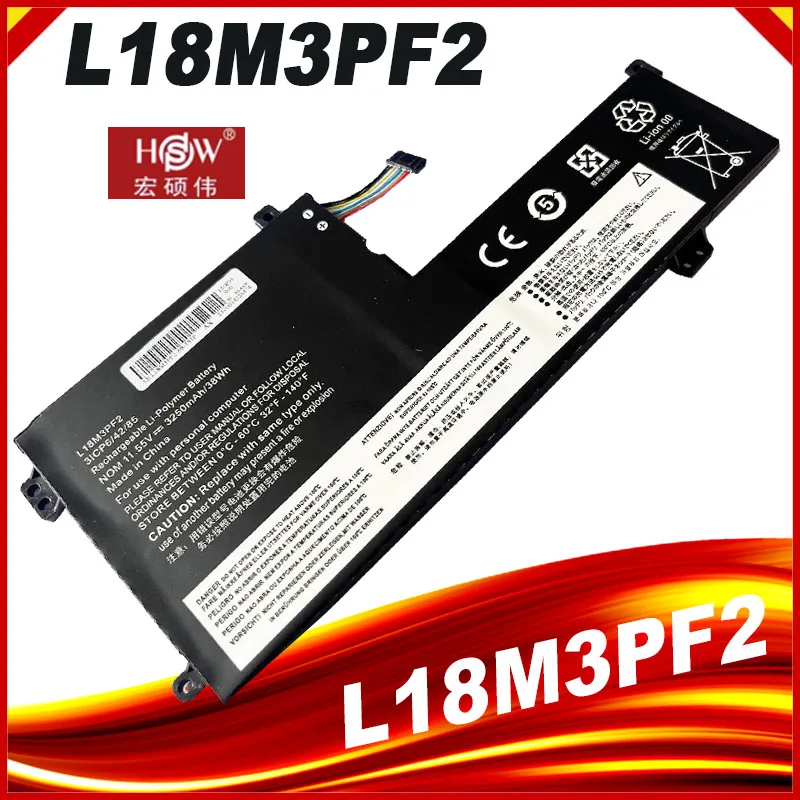 L18M3PF2 Laptop Battery For Lenovo IdeaPad L340 L340-15API L340-15IWL L18D3PF1 L18L3PF1 L18C3PF2 11.25V 36WH