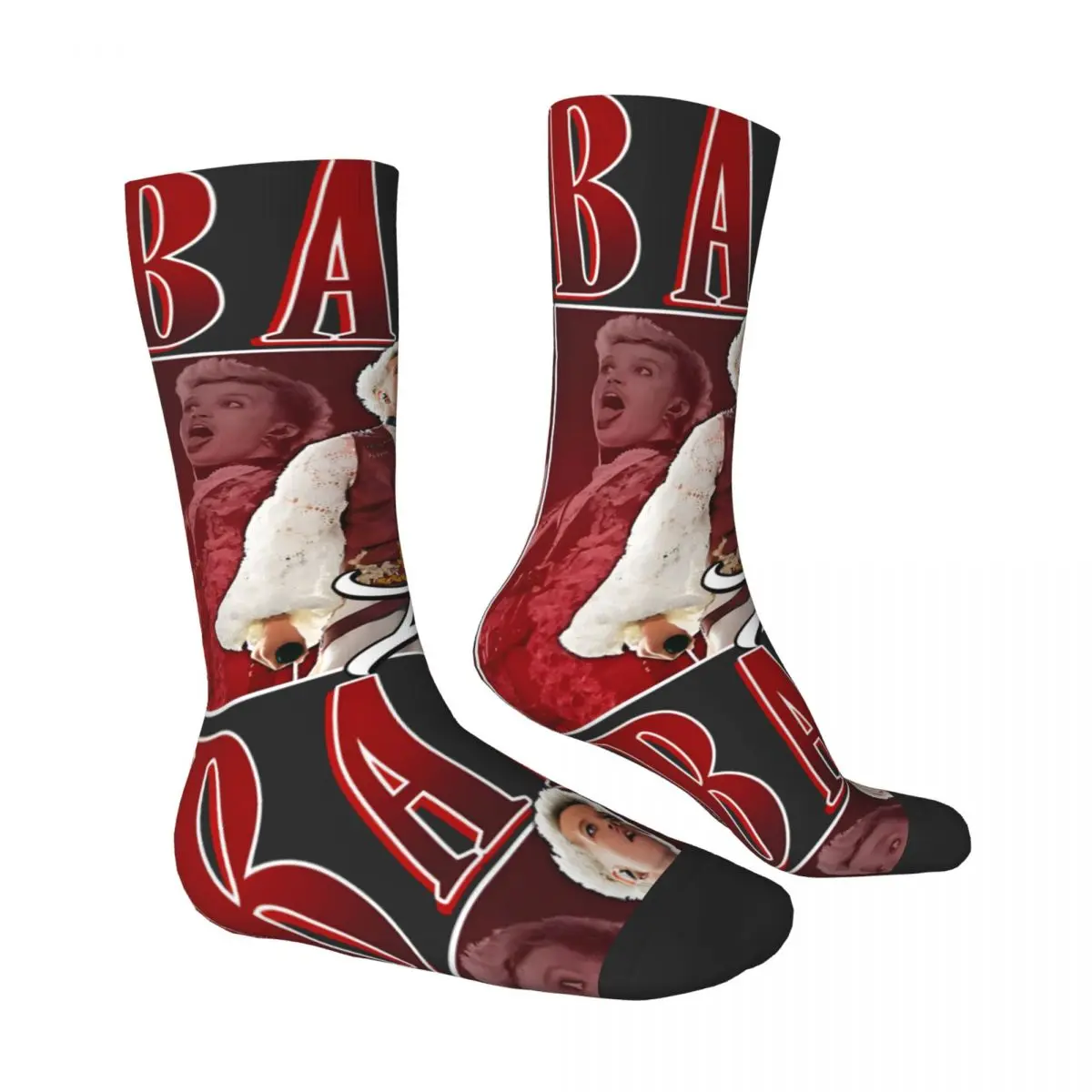 男性のためのクレイジーソックス,ヒップホップスタイル,ベビーラザニア,印刷されたシームレスで楽しいパターン,男の子のための新しい圧縮ソックス