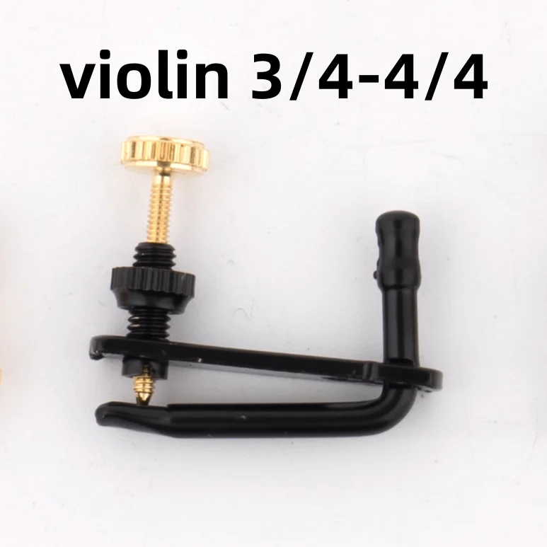50pcs New Good Brand black violin fine tuners 4/4 full size, Violin Parts