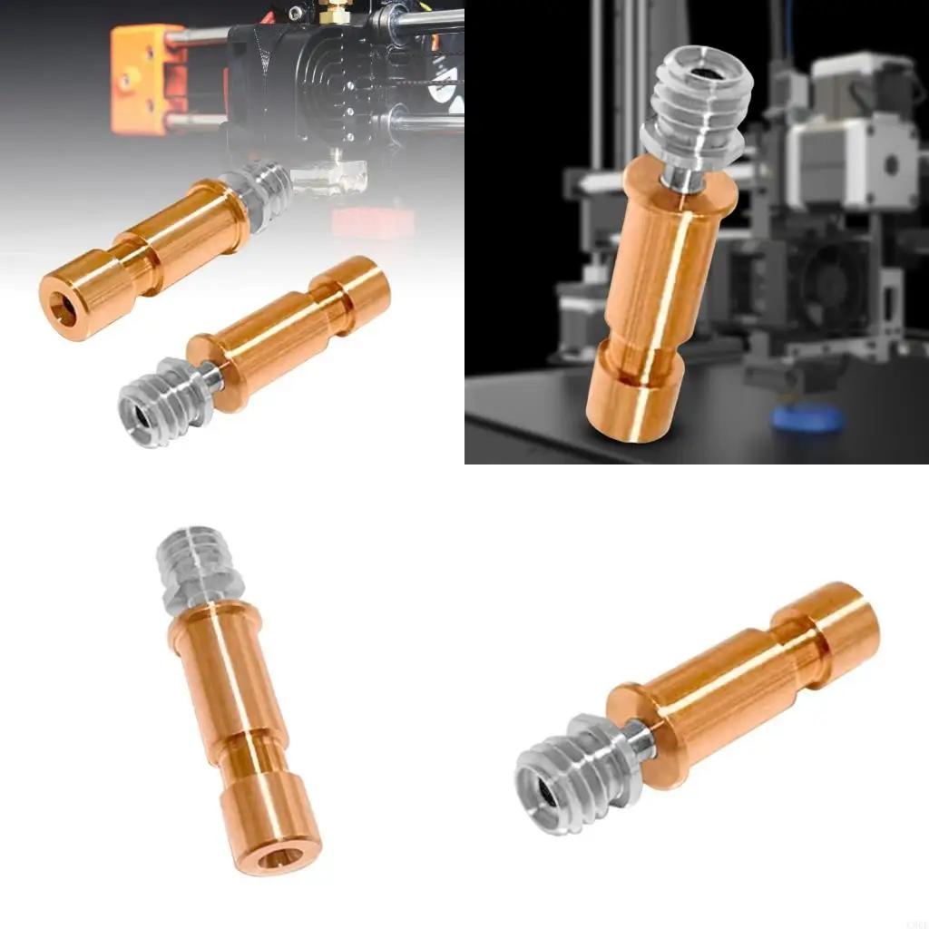 C90F Upgraded Bimetallic Printer Throat Tube Easy Installation for S1 S1C Models Heat Resistance Durability