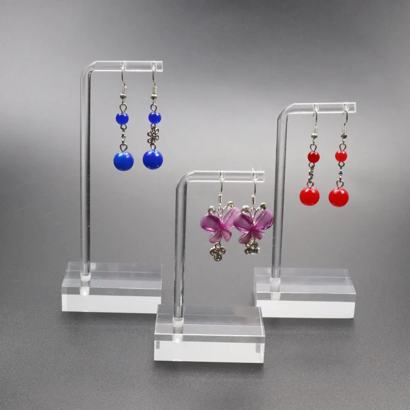 Clear Acrylic Hanging Earring Display Stand Jewelry Showing Case Earring Organizer Earring Holder Jewellery Stands