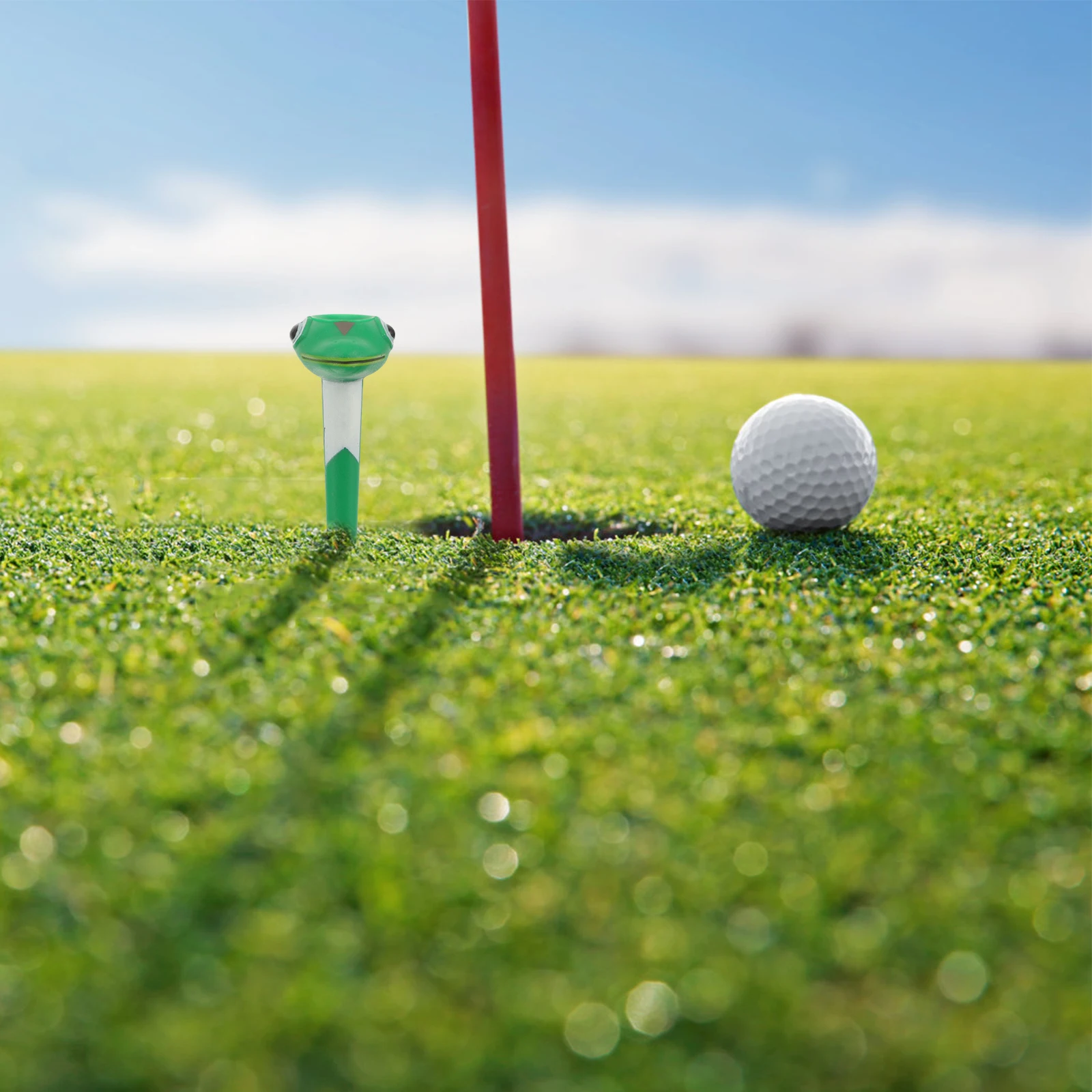 

6Pcs Golf Ball Tees Plastic Stable Golfing Practice Stands Flexible Outdoor Indoor Use Long-Lasting Golf Accessories