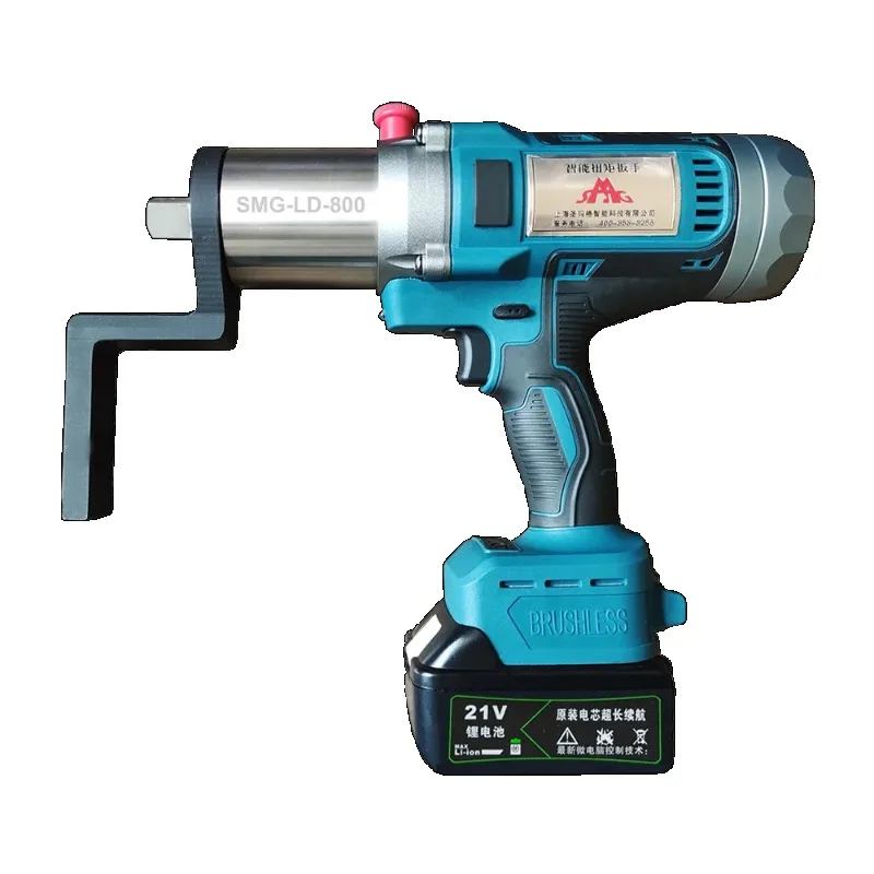 Легкий профессиональный электрический динамометрический ключ, простой в использовании ударный гайковерт с цифровым дисплеем, беспроводной источник питания 18 В/21 В Легкий профессиональный электрический динамометрический ключ, простой в использовании ударный гайковерт с цифровым дисплеем, беспроводной источник питания 18 В/21 В
