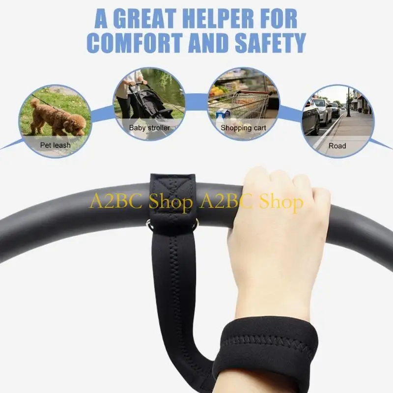 A2BC Tear Resistant Construction Stroller Wrist Strap For Children Transportation