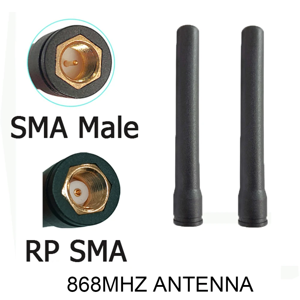 GWS 5pcs 868mhz antenna 10cm 3dbi sma male female 915mhz lora router antene pbx iot module lorawan signal receiver antena