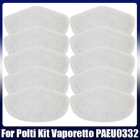 Washable Mop Rags For Polti Kit Vaporetto PAEU0332 Steam Vacuum Cleaner Microfibre Mops Cloth Replacement Parts Accessories